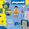 Centro de entrenamiento de futbol playmobil