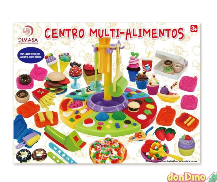 Centro multi-alimentos plastilina