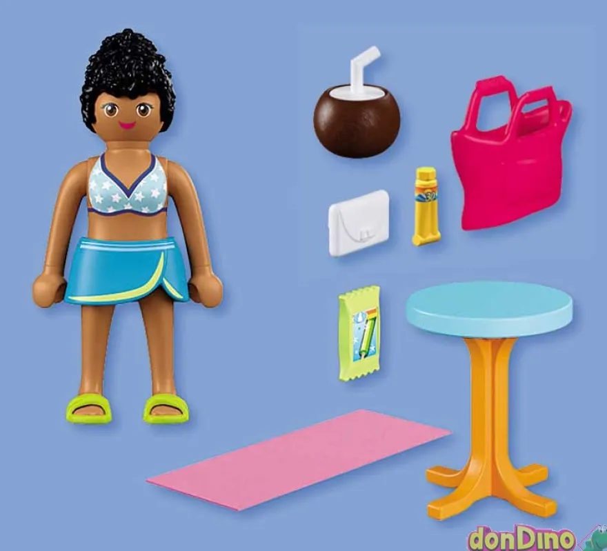 Chica de vacaciones playmobil