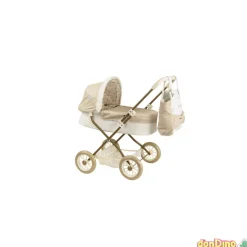Coche capota reborn de paris 2 en 1 37x56x56 cm. altura manillar 55 cm. - plegable