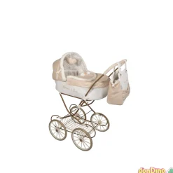 Coche capota reborn de paris 42x72x93 cm. con bolso - 2 en 1