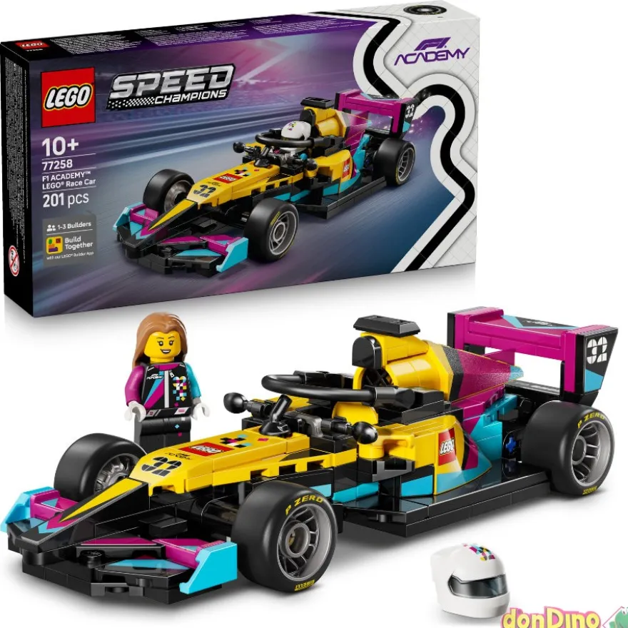 Coche de carreras f1 academy lego speed champions - 201 pzas.