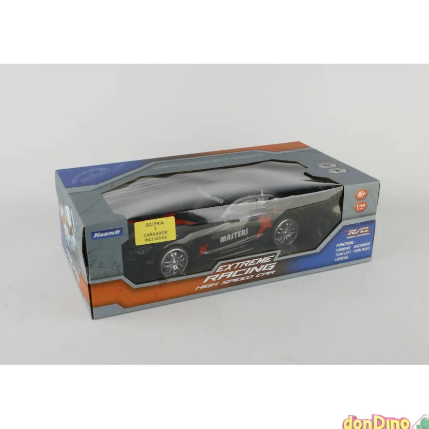Coche deportivo r/c 1:14 surtidos batería y cargador - con luz