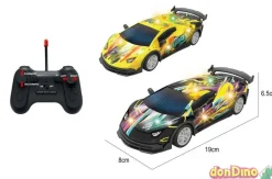 Coche graffiti r/c 1:22 luz led surtidos