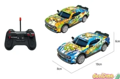 Coche graffiti r/c 1:22 luz led surtidos