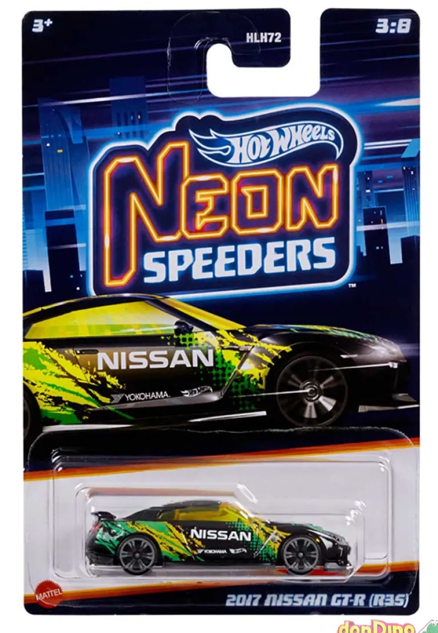 Coche neon speeders hot wheels surtidos