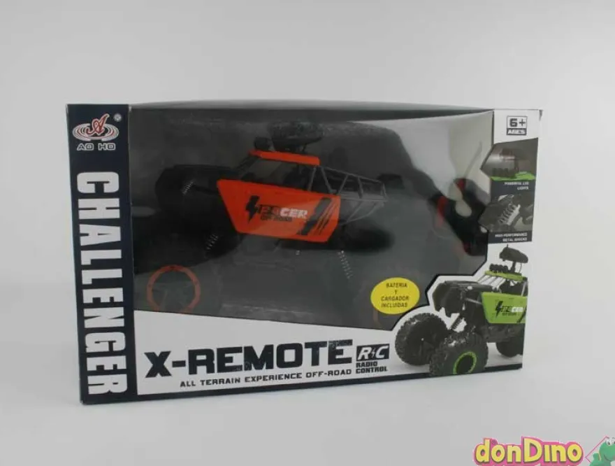 Coche off-road r/c 1:12 con luz batería y cargador