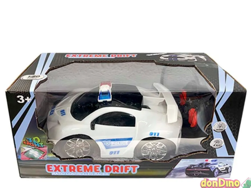 Coche policia r/c extreme drift