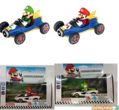 Coche pull & speed mario kart 1:43 motor de retroceso