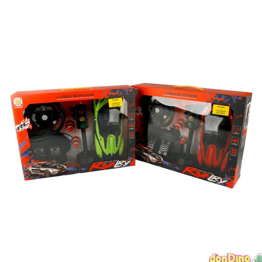 Coche r/c volante + semaforo 1:16 luz y sonido - 4 canales