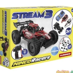 Coche stream 3 r/c 3 en 1 1:18 +120 pzas.