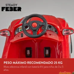 Coche twinkle r/c 12 v. 45x56x94 cm. - con luz