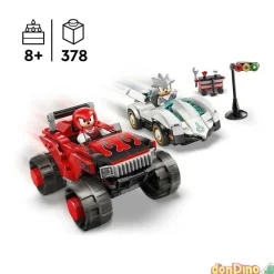 Coche vs monster truck lego sonic silver vs knuckles
