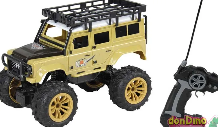 Coche 4x4 off-road vanguard r/c c/luz - c/bateria y cargador