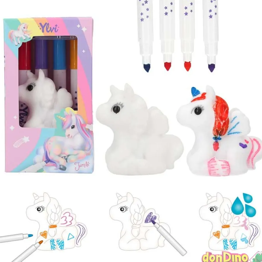Colorea tu unicornio ylvi