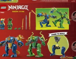Combate del meca-dragon de jay lego ninjago - 107 pzas.