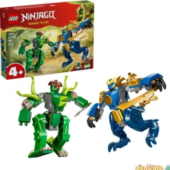 Combate del meca-dragon de jay lego ninjago - 107 pzas.