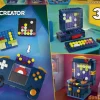 Consola de videojuegos retro lego creator 268 pzas.