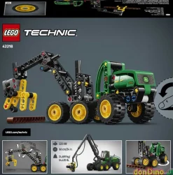 Cosechadora con ruedas john deere 1470h lego technic - 117 pzas.