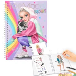 Cuaderno colorear top model