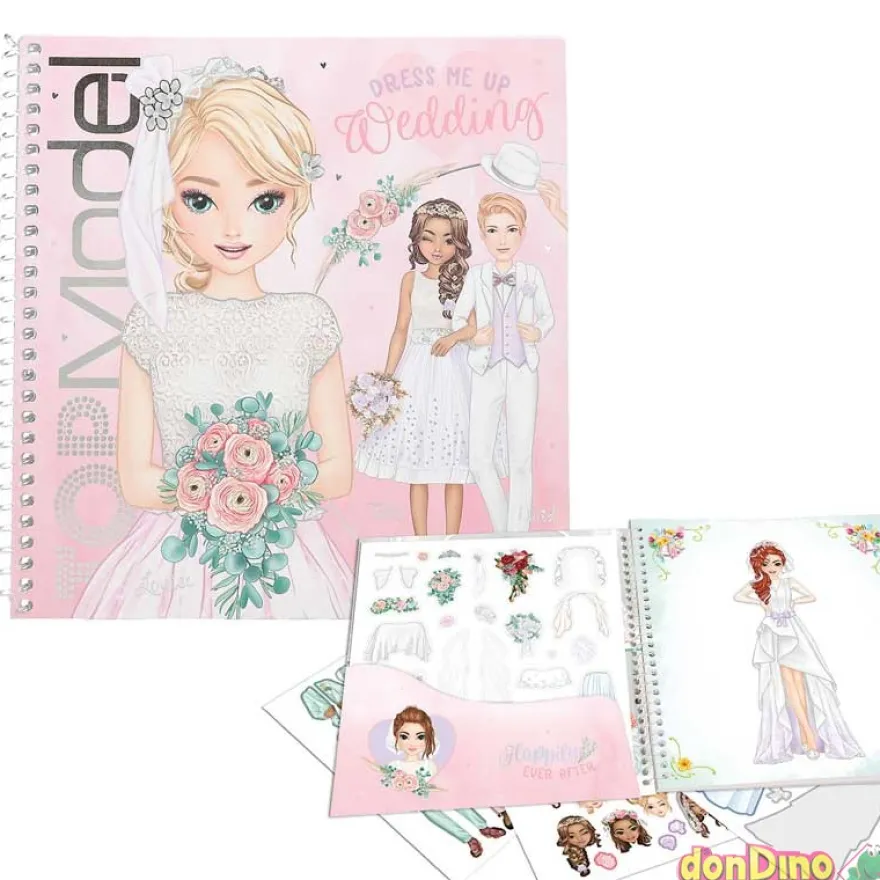 Cuaderno con calcomanias top model