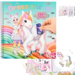 Cuaderno con calcomanias ylvi