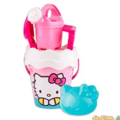 Cubo equipado regadera hello kitty
