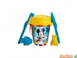 Cubo playa equipado mickey c/moldes