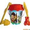 Cubo playa equipado patrulla canina