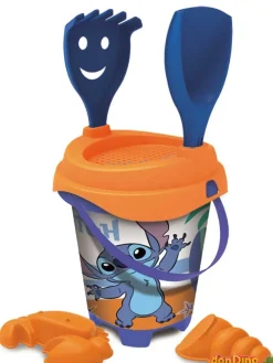 Cubo playa equipado stitch con moldes