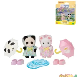 Dia de lluvia-sylvanian families amigos de la guarderia
