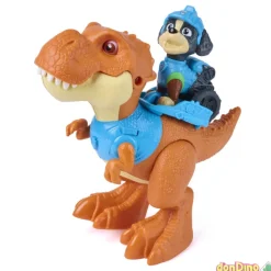 Dino rugiente + figura rex patrulla canina: dino película