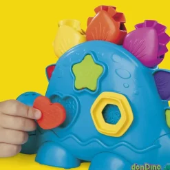 Dinosaurio formas y colores play-doh