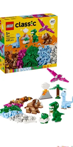 Dinosaurios creativos lego classic 450 pzas.