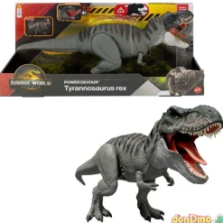 Dinosaurio tyrannosaurus rex poder devorador jurassic world renacer - luz y sonido