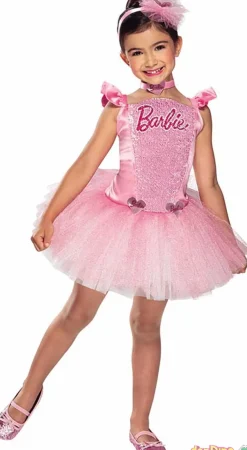 Disfraz barbie bailarina 3-4 años vestido, gargantilla, tocado