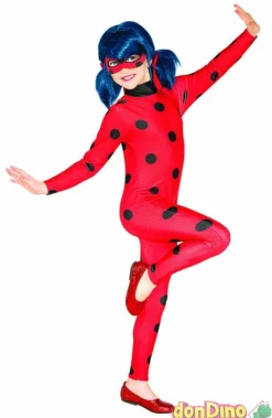 Disfraz ladybug 7-8 años traje completo y mascara