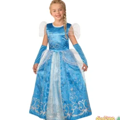 Disfraz princesa de las nieves 5-6 años - vestido, manguitos