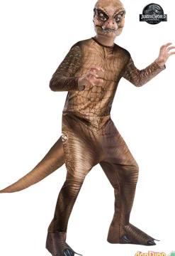 Disfraz tyrannosaurus rex 5-7 años jurassic world - traje completo c/cola, mascara