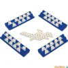 Domino triangular caja metal