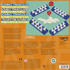 Domino triangular caja metal
