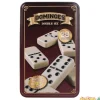 Dominó 28 pzas. Caja de Metal