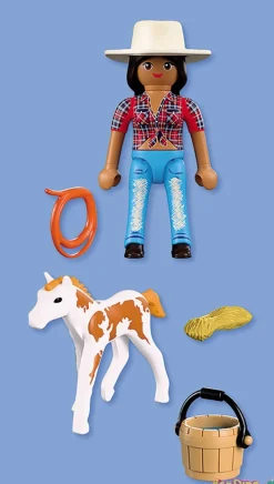 Duo pack jinete con caballo playmob playmobil