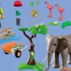 Elefante con cuidadora playmobil animal & friends - 43 pzas.