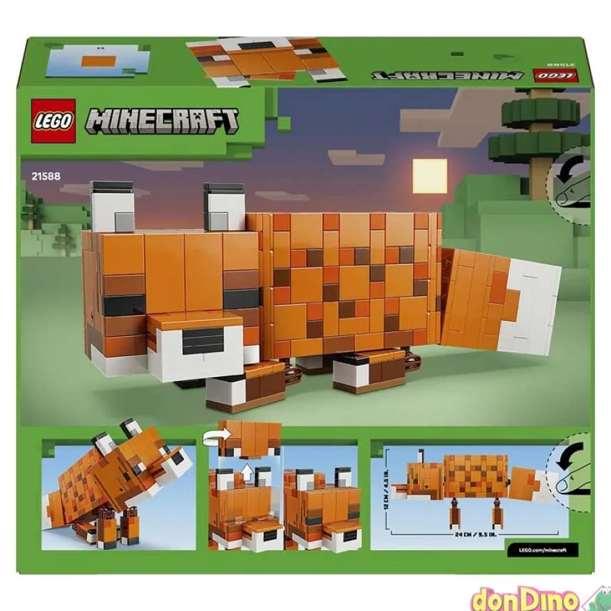 El zorro lego minecraft 497 pzas.