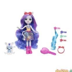 Enchantimals glam party cebra zemirah zebra & grainy