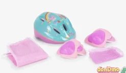 Equipo protector peppa pig mochila+casco+proteccion