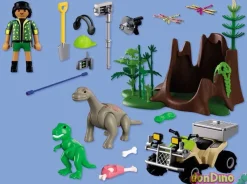 Escondite de dinosaurio playmobil