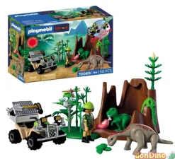 Escondite de dinosaurio playmobil