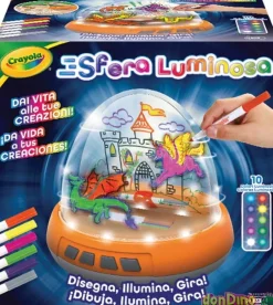 Esfera luminosa crayola 10 colores luminosos